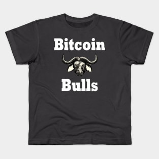 Bitcoin Bull Run Crypto Currency Kids T-Shirt